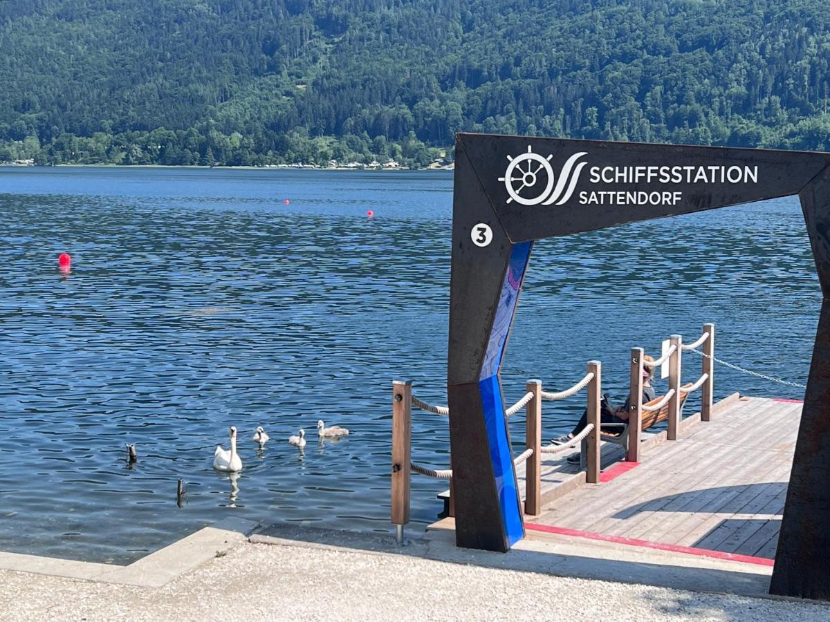 Ferienwohnung Mit Seeblick - Ossiacher See Gerlitzen Sattendorf エクステリア 写真